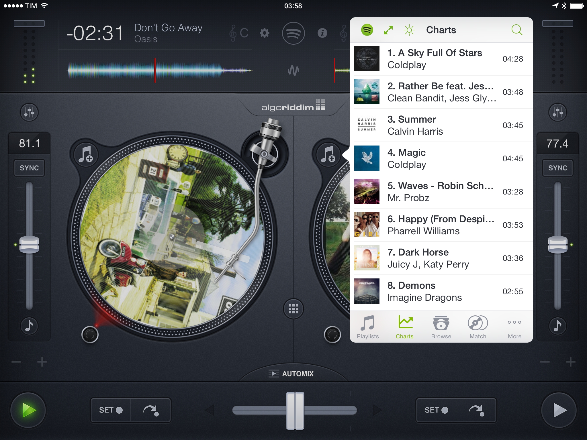 How To Use Automix On Djay App